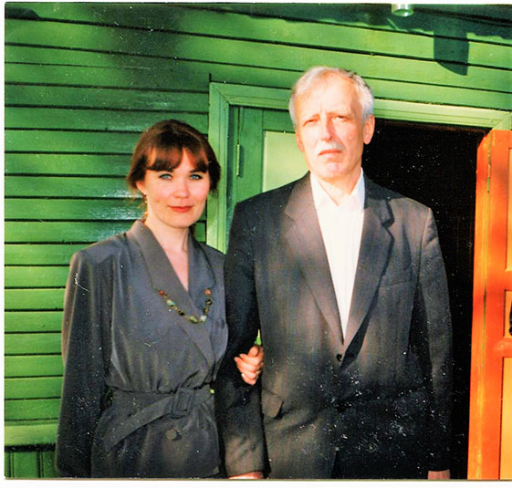 Ала Петрушкевіч з Іванам Чыгрыном, 1997 год