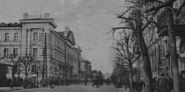 Будынак Акруговага суда ў Вільні, у якім судзілі беларускіх актывістаў (архіўнае фота)