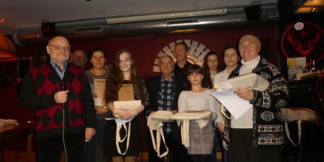 Лаўрэаты ХІІ Конкурсу беларускай паэзіі і прозы „Дэьют”. Фота Міры Лукшы