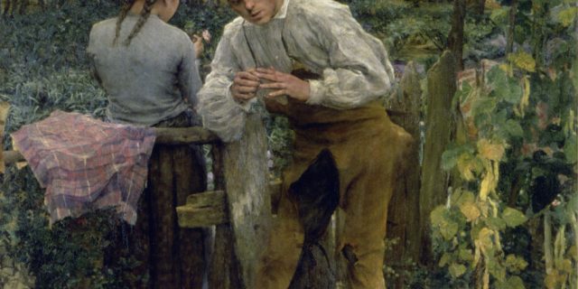 Jules Bastien-Lepage „Vjoskova lubov” (1882)