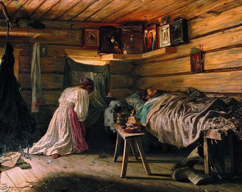 Vasilij Maksimov „Chvory muž” (1881)