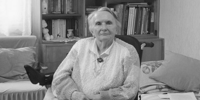 Галіна Матэйчук (1933-2020). Фота з 2015 г. Фота Дароты Сульжык
