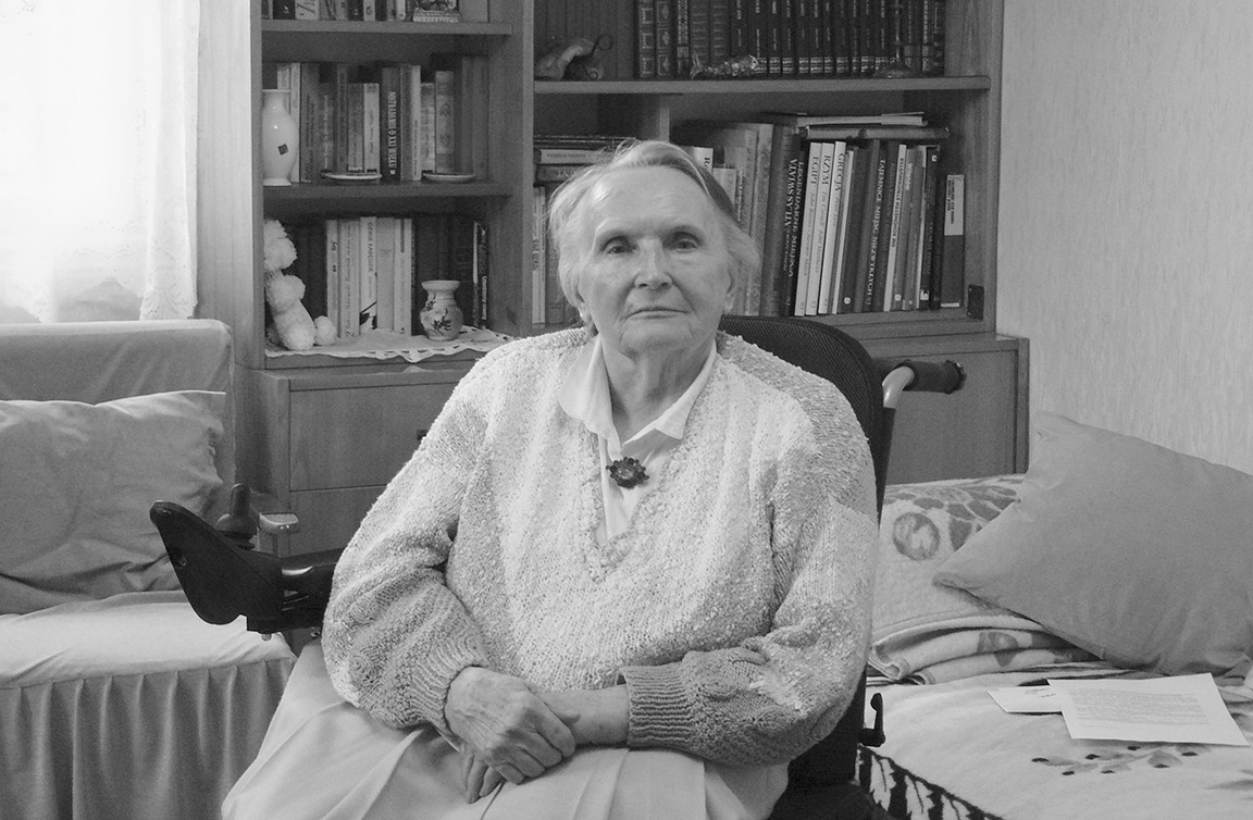 Галіна Матэйчук (1933-2020). Фота з 2015 г. Фота Дароты Сульжык