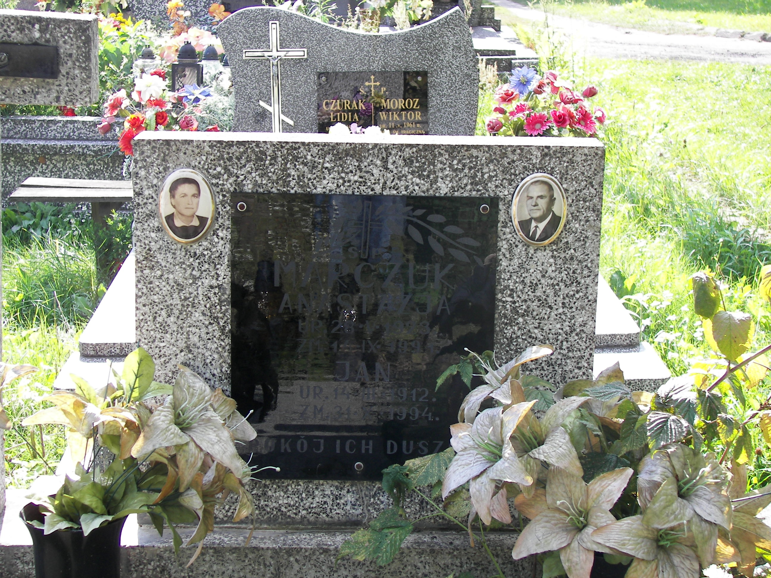 Jan Marczuk zmarł w 1994 r. w domu starców. Został pochowany obok drugiej żony na cmentarzu prawosławnym w Hajnówce Fot. Arkadiusz Panasiuk
