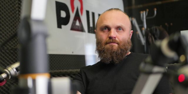 Старшыня фонду „Tutaka” Павел Станкевіч Радыё Рацыя