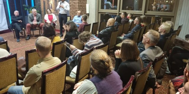„Давайце пазнаёмімся” – сустрэча беларусаў з’ехаўшых з-за мяжы і аўтахтонных з Падляшша Фота Радыё Рацыя