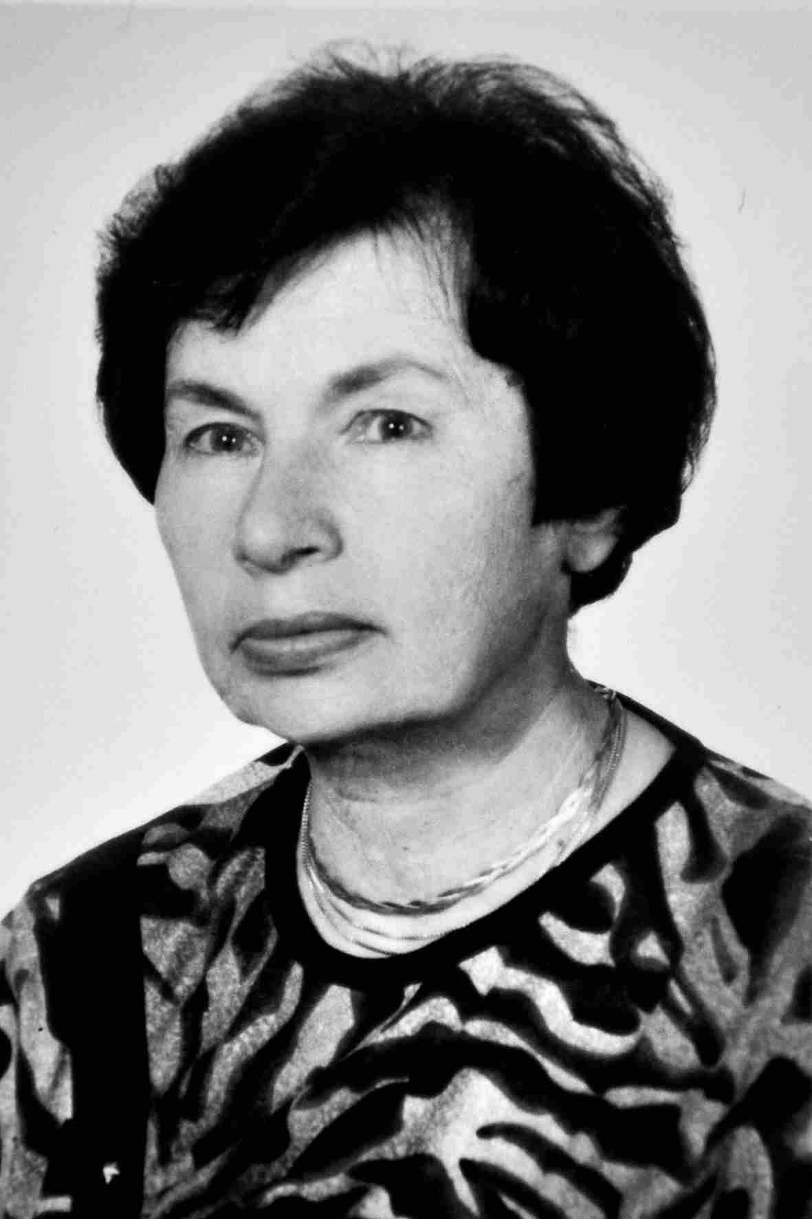 Helena Aniszewska na początku lat 90-tych Ze zbiorów Marii Aniszewskiej