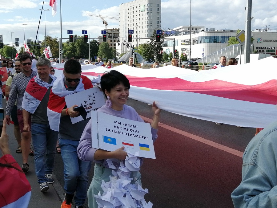 7 жніўня ў Беластоку прайшоў беларускі Марш годнасці Радыё Рацыя