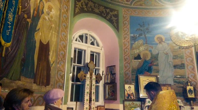 Poprzednie wnętrze cerkiewki św. Marii Magdaleny w Białymstoku Fot. z Internetu