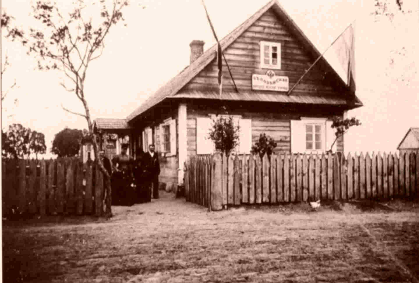 Szkoła ludowa dla dziewcząt na Stoczku. 1897 r.