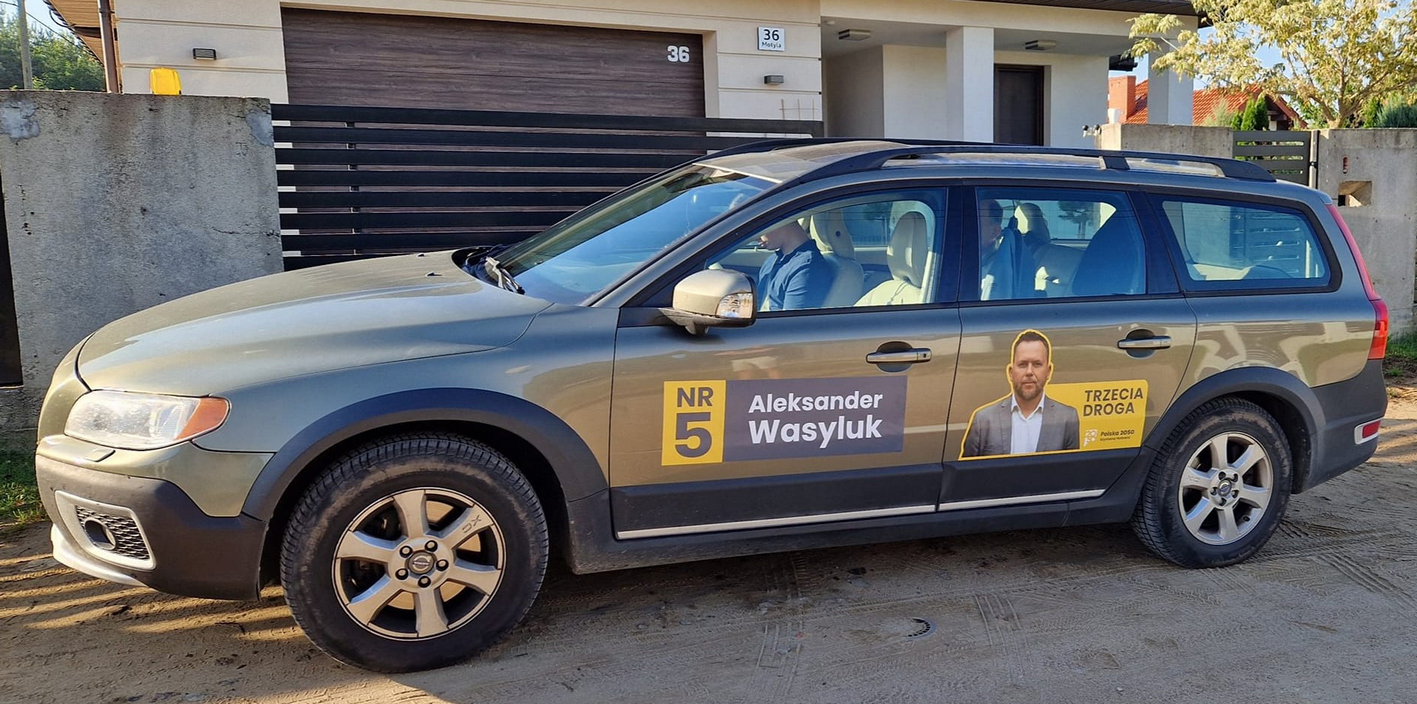 Spośród „naszych” kandydatów w kampanii wyborczej najbardziej aktywny był Aleksander Wasyluk