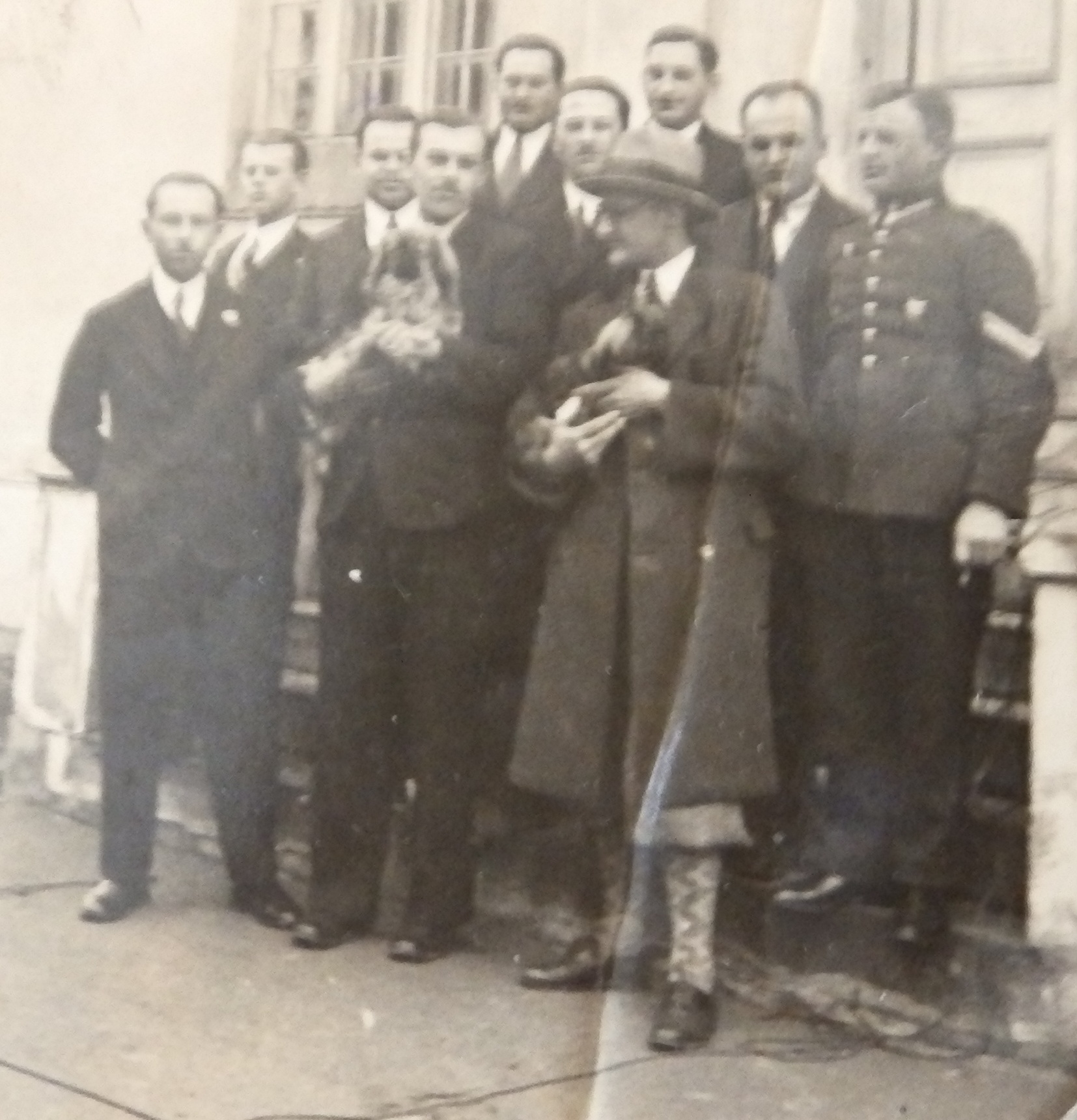 Антон Лойка на медыцынских курсах у Варшаве. 1929 г.