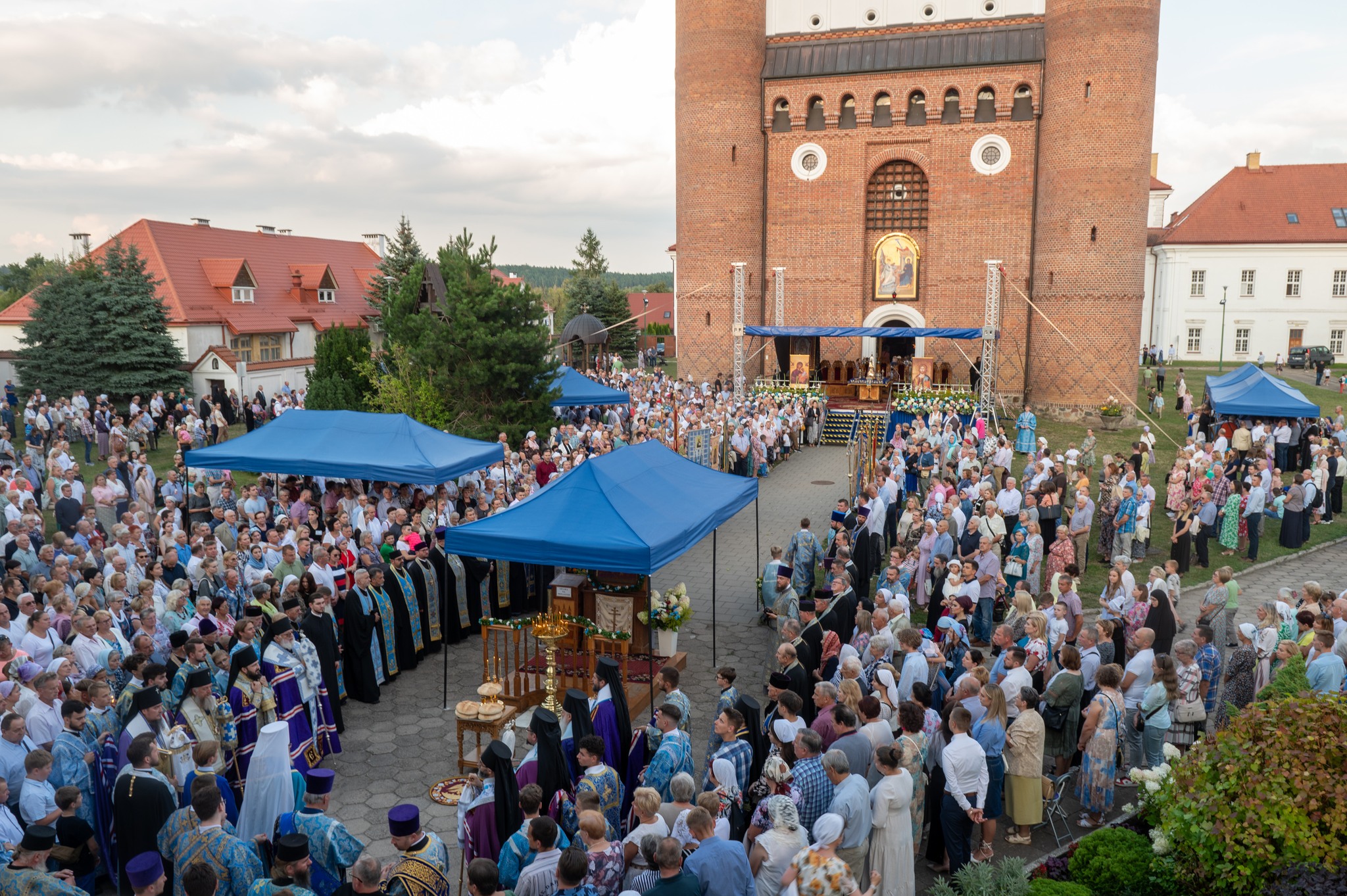 Свята Супрасльскай Іконы Божай Маці ў манастыры ў Супраслі Фота Аляксандра Васылюка