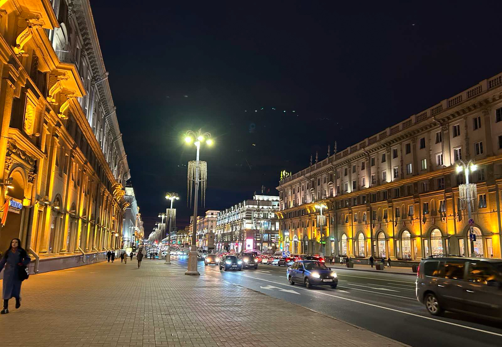 Вечарам у цэнтры Мінска Фота С.А.