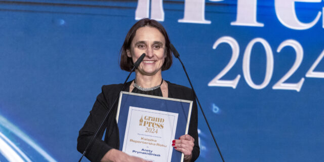 Aneta Prymaka-Oniszk w grudniu została laureatką nagrody czytelników w konkursie Grand Press 2024. Віншуем! www.grandpress.pl
