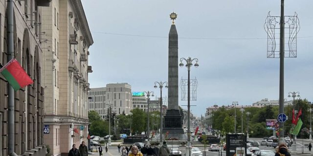 У цэнтры Мінска Фота Сяргея Александровіча