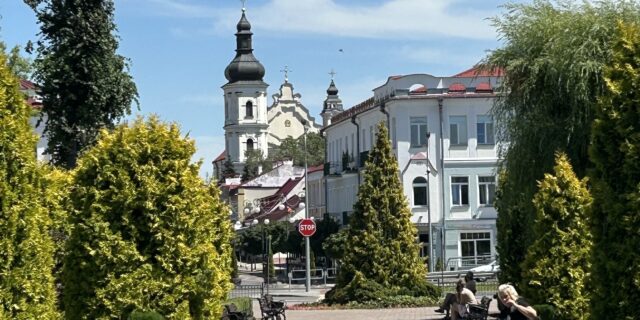 У цэнтры Пінска. Фота Сяргея Александровіча