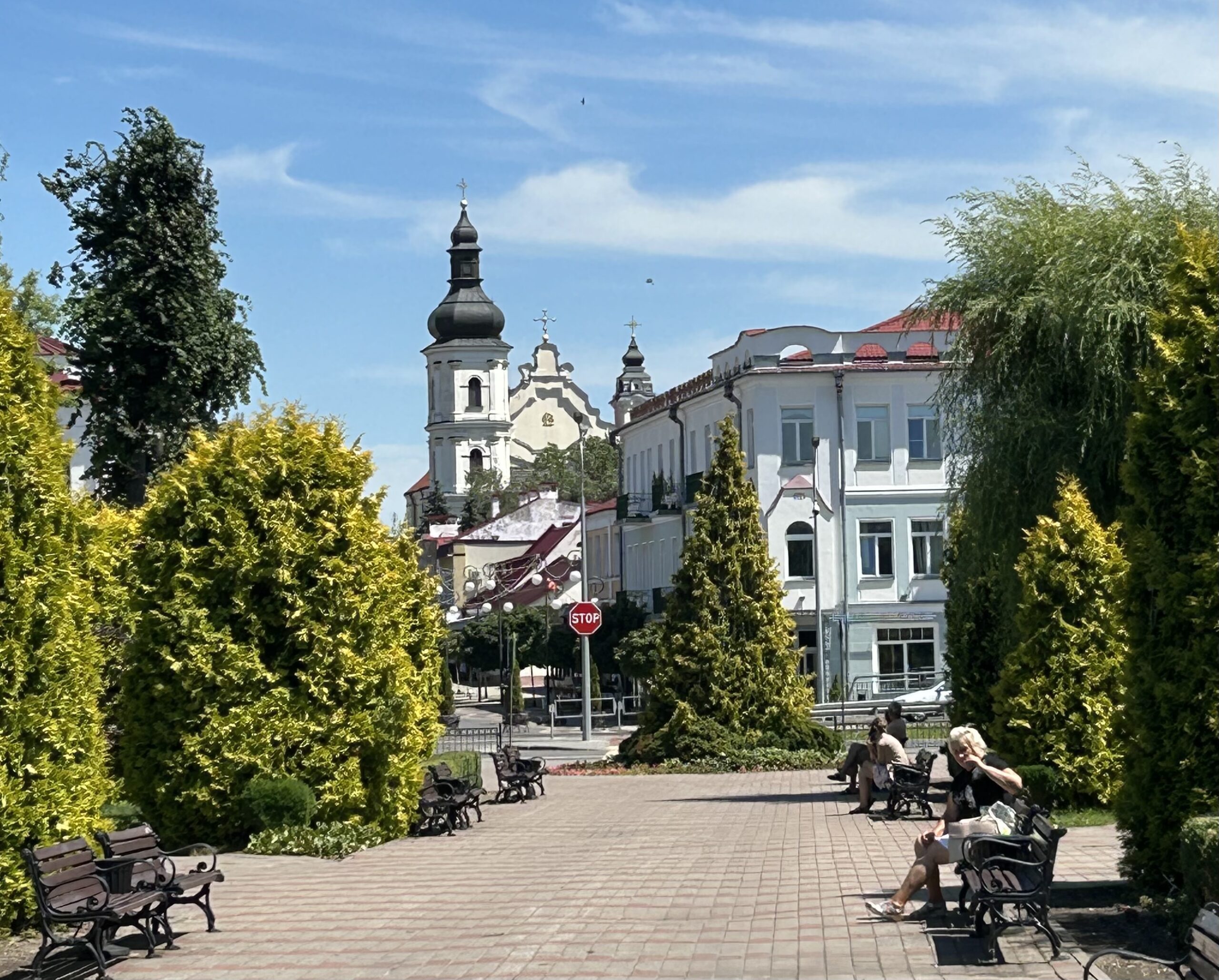 У цэнтры Пінска. Фота Сяргея Александровіча