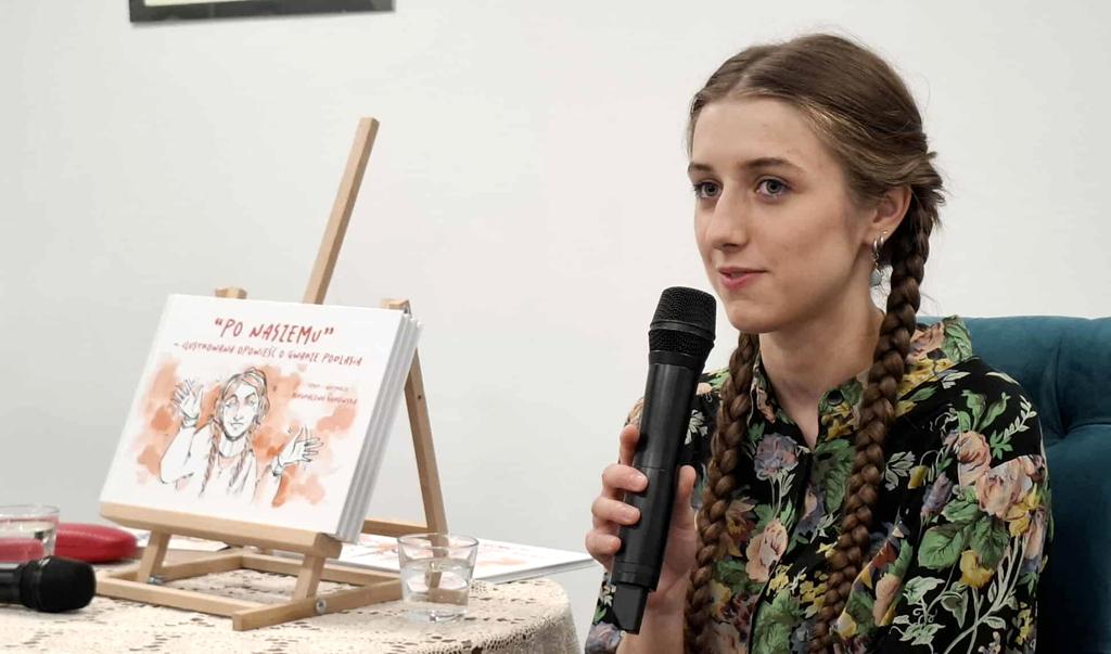 Magdalena Sadowska stworzyła książkę-komiks w zasłyszanym od prababci białoruskim języku prostym Фота арганізатараў