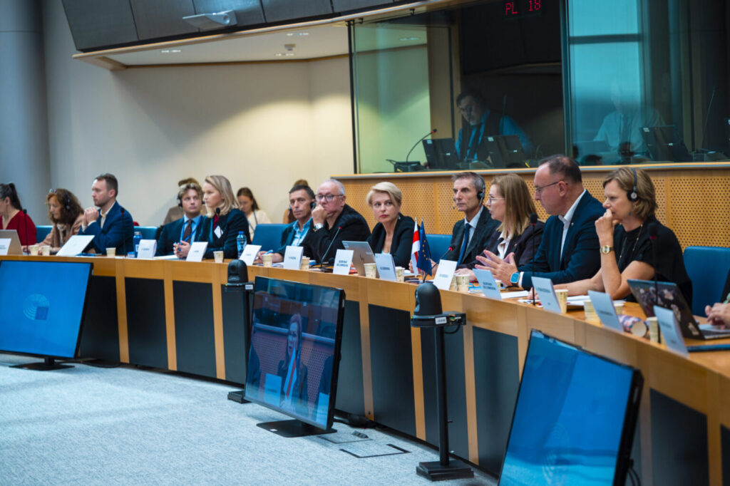 Przedstawiciele niezależnych mediów białoruskich 4 września w Parlamencie Europejskim