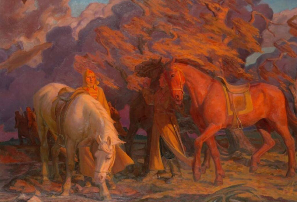 Міхась Cеўрук. Трывожная восень. 1973