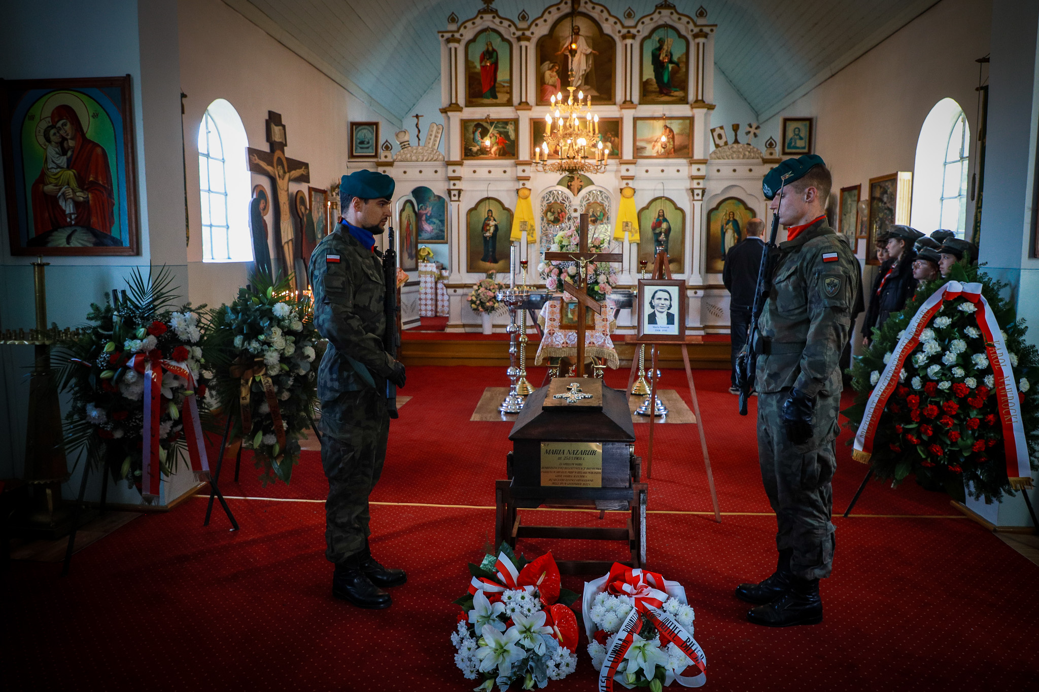 Marię Nazaruk po latach pochowano z honorami w rodzinnej ziemi IPN